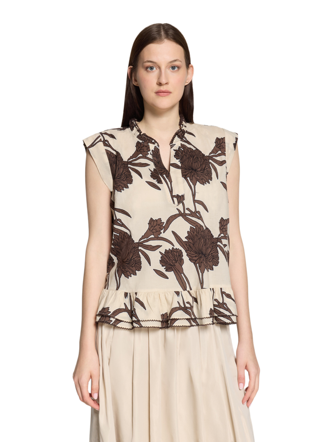 Cartoon Ärmellose Bluse bei Robert Ley