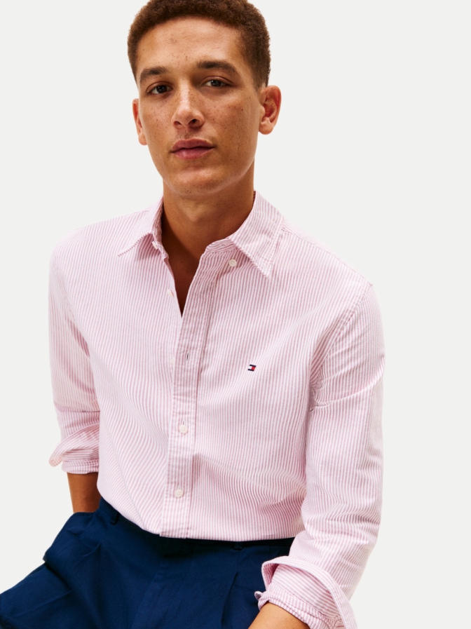 Tommy Hilfiger Regular-Fit Hemd mit Streifen bei Robert Ley