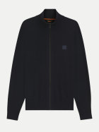 BOSS Orange Strickjacke Kanozip 404-Dark Blue bei Robert Ley