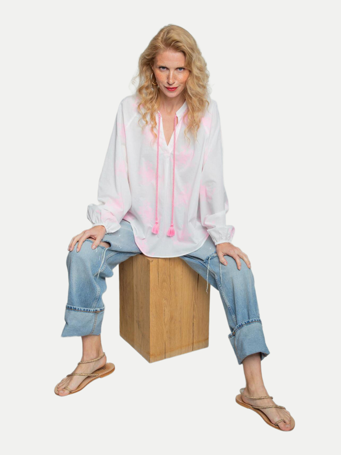 Emily Van Den Bergh Bluse im Floralmuster bei Robert Ley