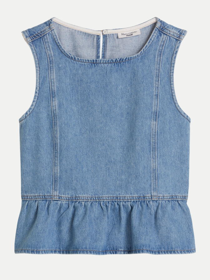 Marc O'Polo DENIM Jeansbluse Ärmellos bei Robert Ley