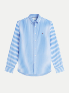 Tommy Hilfiger Regular-Fit Hemd mit Streifenmuster 0A4-BLUE bei Robert Ley