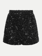 Only Pailletten-Shorts ONLCONFIDENCE 177911003-Black/Dtm Glitter bei Robert Ley