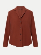 Windsor Women Bluse mit kleinem Reverskragen 611-Medium Red 611 bei Robert Ley
