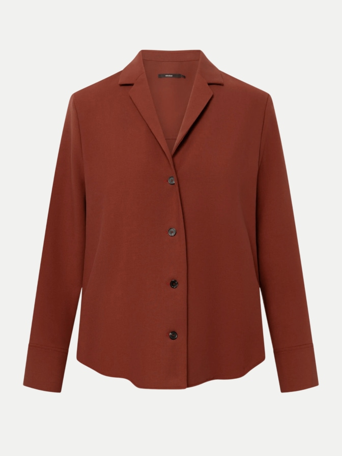 Windsor Women Bluse mit kleinem Reverskragen bei Robert Ley