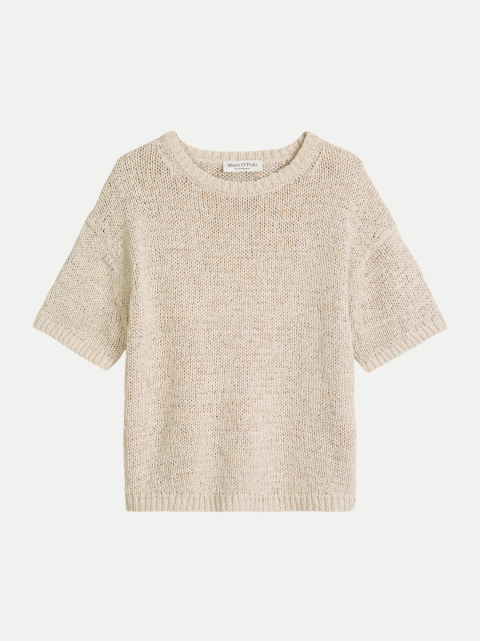 Marc O'Polo Kurzarm Pullover Loose aus Bändchengarn bei Robert Ley