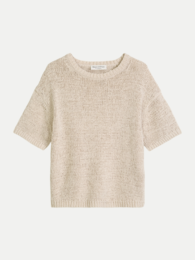 Marc O'Polo Kurzarm Pullover Loose aus Bändchengarn bei Robert Ley