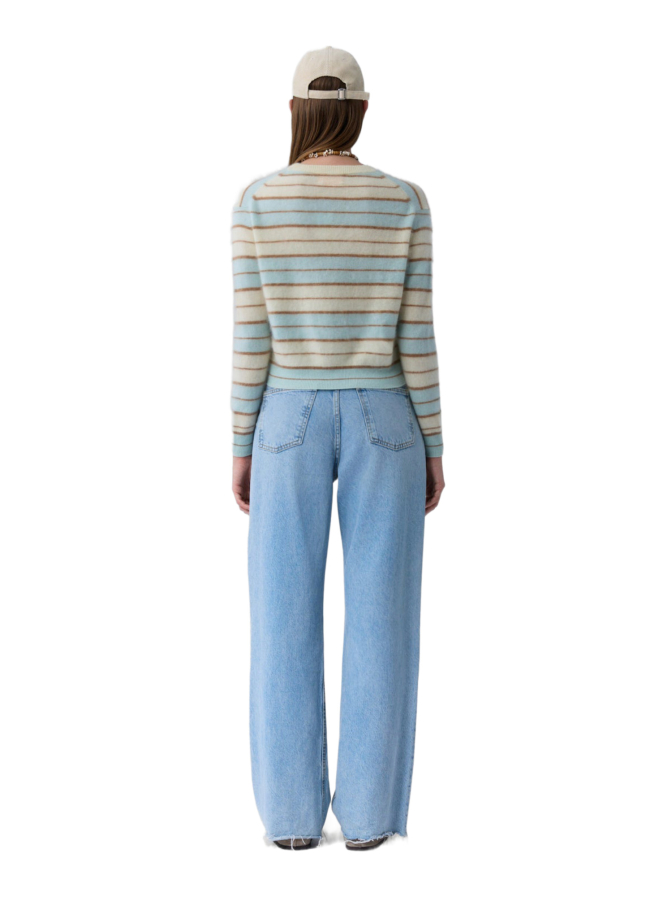 Guest in Residence Kaschmirpullover Grizzly Stripe Crew bei Robert Ley