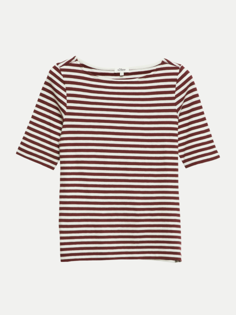 s.Oliver RED LABEL Gestreiftes Halbarmshirt bei Robert Ley