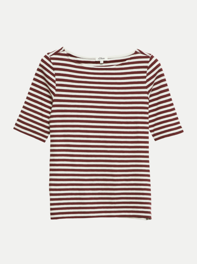 s.Oliver RED LABEL Gestreiftes Halbarmshirt bei Robert Ley