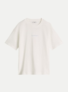 Marc O'Polo DENIM Logo T-Shirt mit Rückenprint 1259-Offwhite_Multi_03 bei Robert Ley