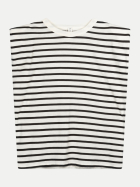 10 Days T-Shirt mit Schulterpolstern 3006-ecru black bei Robert Ley