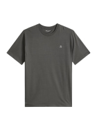 Marc O'Polo T-Shirt mit Logo Print 0361-Light Graphite bei Robert Ley