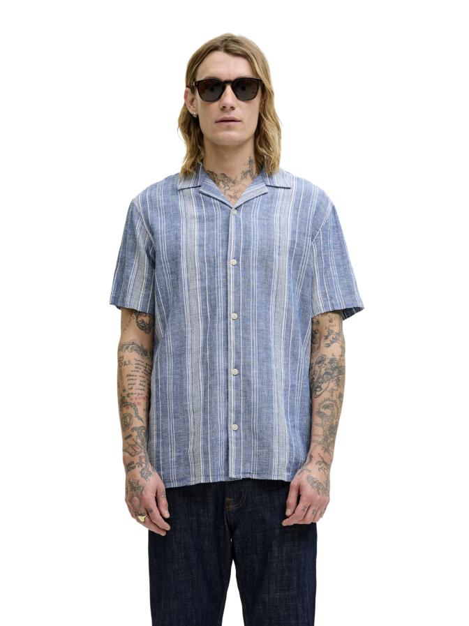 JACK & JONES Hemd mit gestreiftem Muster bei Robert Ley