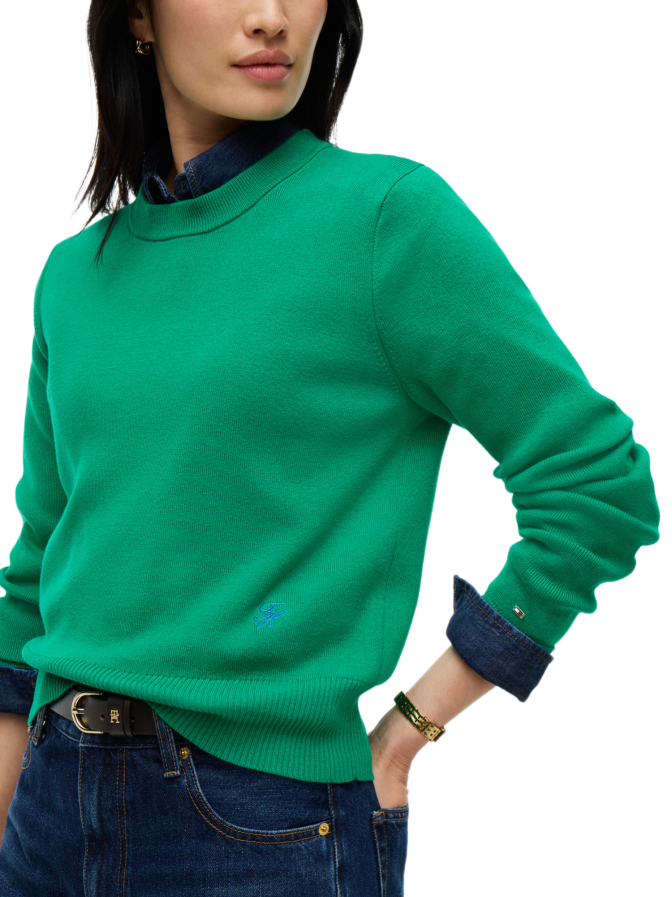 Tommy Hilfiger Basic Rundhalspullover bei Robert Ley