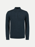 No Excess Pullover mit Reißverschlusskragen 037-Navy bei Robert Ley