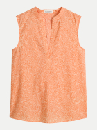 Marc O'Polo Ärmellose Bluse 9803-Light Orange_Multi_01 bei Robert Ley