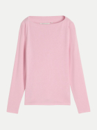 Tom Tailor Denim Langarmshirt mit U-Boot-Ausschnitt 40771-pink melange bei Robert Ley