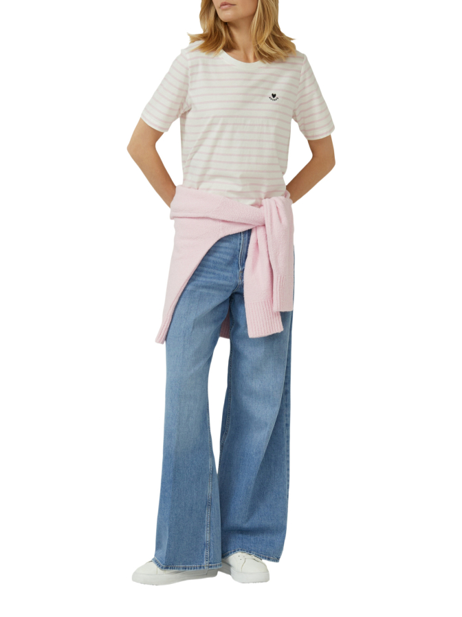 s.Oliver RED LABEL T-Shirt mit Streifenmuster bei Robert Ley