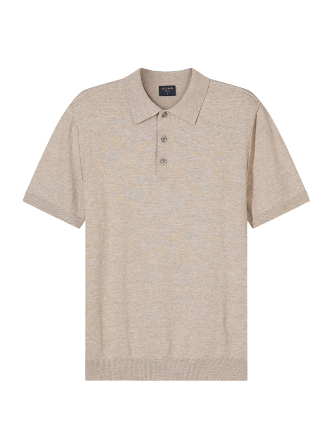 Olymp Strick- Poloshirt bei Robert Ley