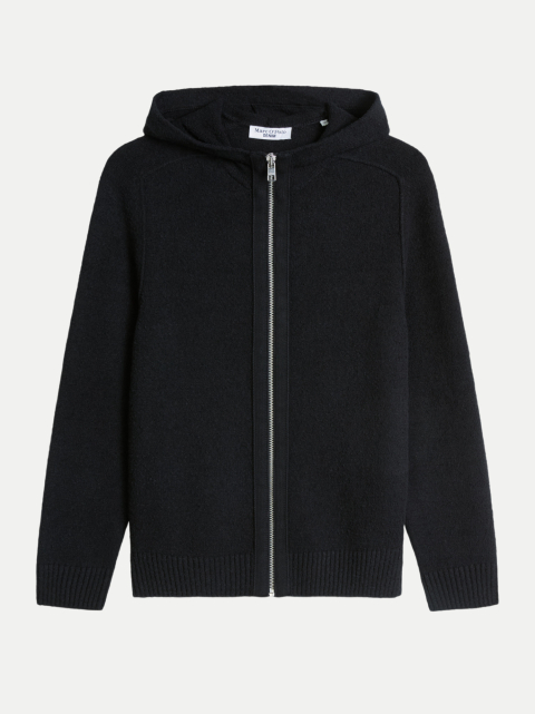 Marc O'Polo DENIM Bouclé-Strickhoodie bei Robert Ley