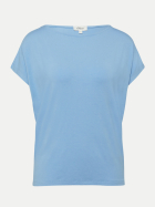 s.Oliver RED LABEL T-Shirt mit überschnittenen Schultern 5141-BLUE bei Robert Ley