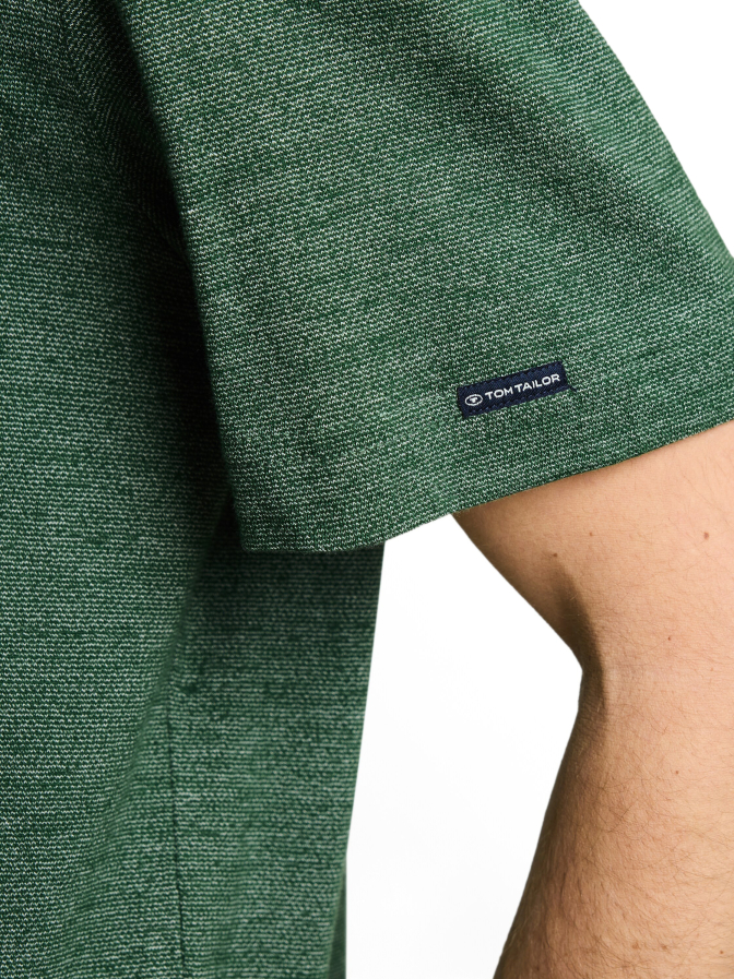 Tom Tailor Casual T-Shirt in Melange-Optik bei Robert Ley