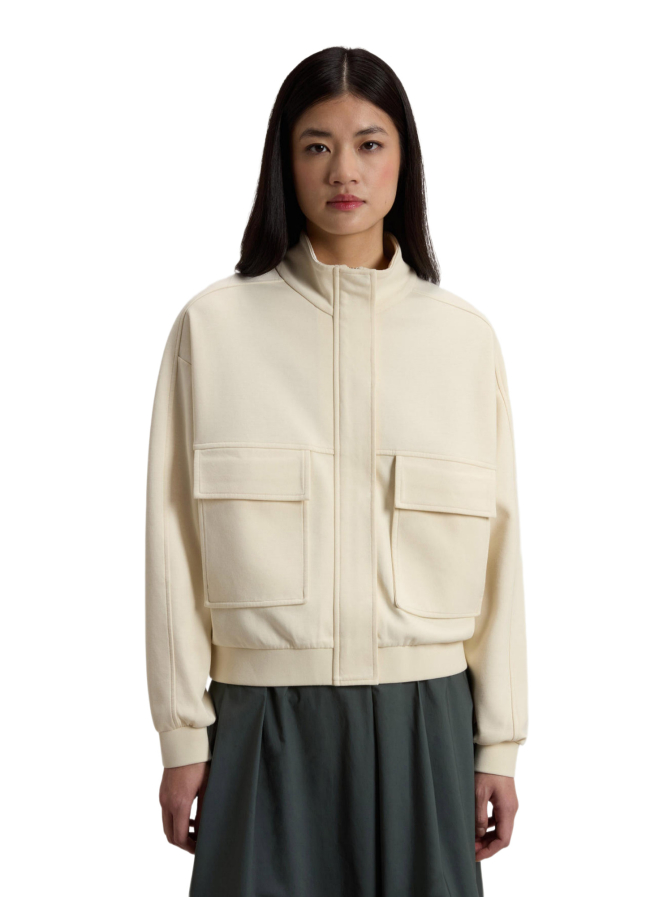 WOOLRICH Sweatshirt mit Stehkragen bei Robert Ley