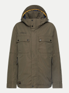 camel active Funktionsjacke mit abnehmbarer Kapuze Dark Olive Green bei Robert Ley