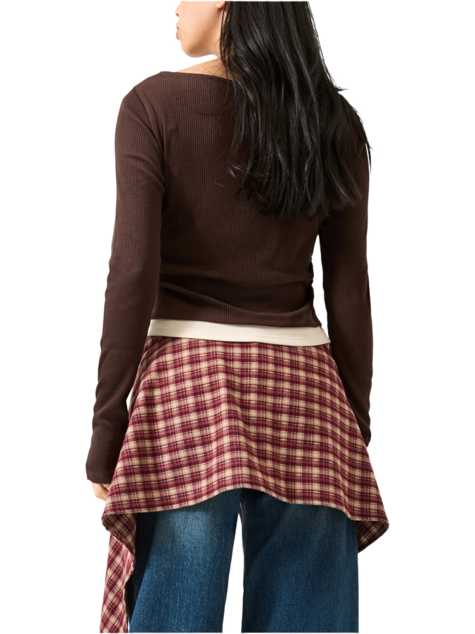 Q/S designed by Langarmshirt in 2-in-1 Optik bei Robert Ley