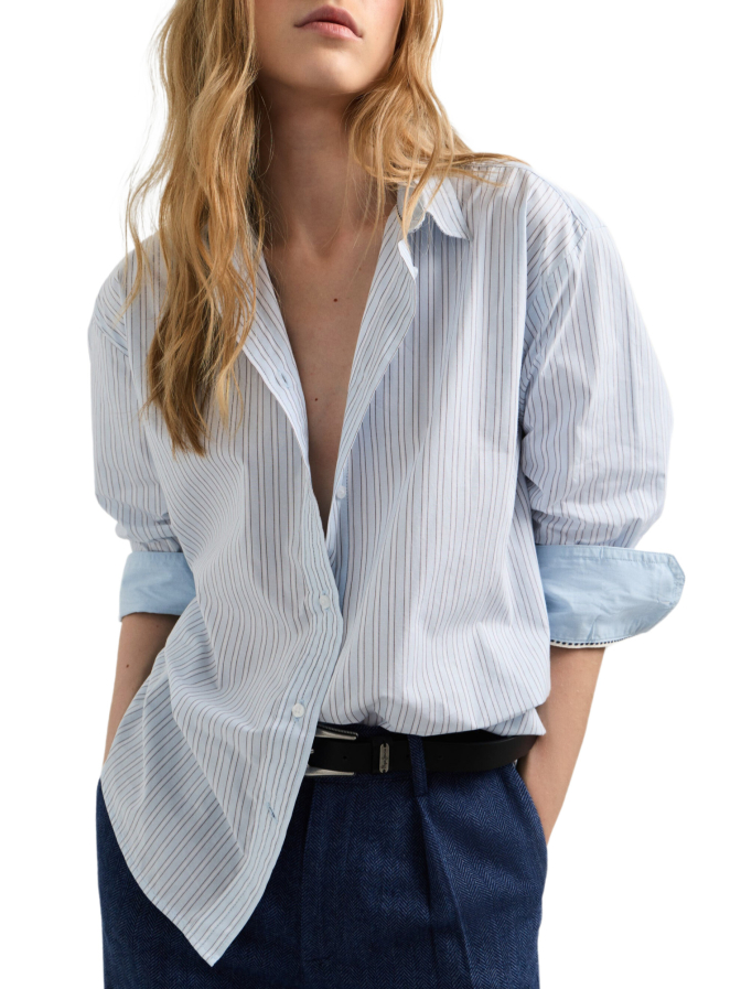 Pepe Jeans Loose-Fit Popeline Hemdbluse bei Robert Ley