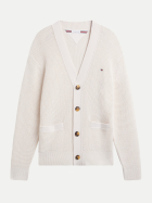 Tommy Hilfiger Cardigan mit Waffel-Struktur Z00-YELLOW bei Robert Ley
