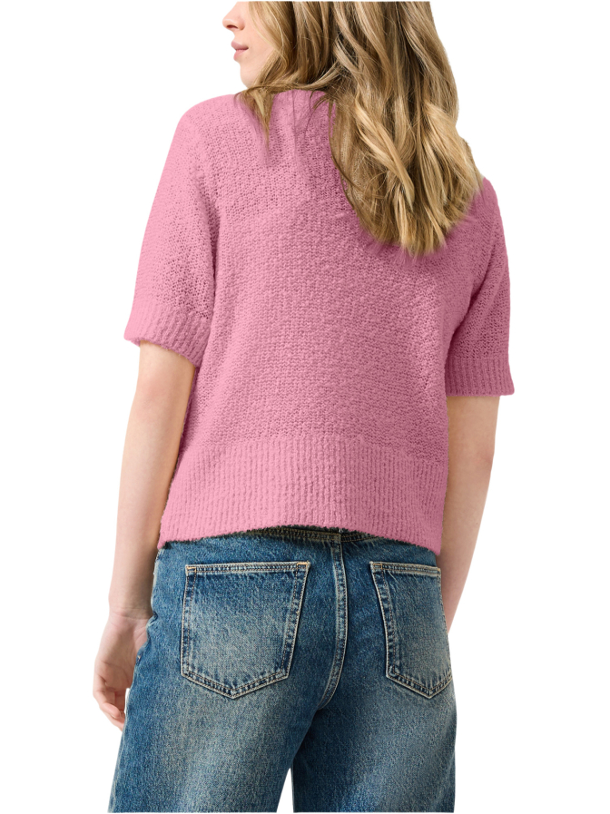 Q/S designed by Kurzarm-Pullover in Bouclé-Optik bei Robert Ley