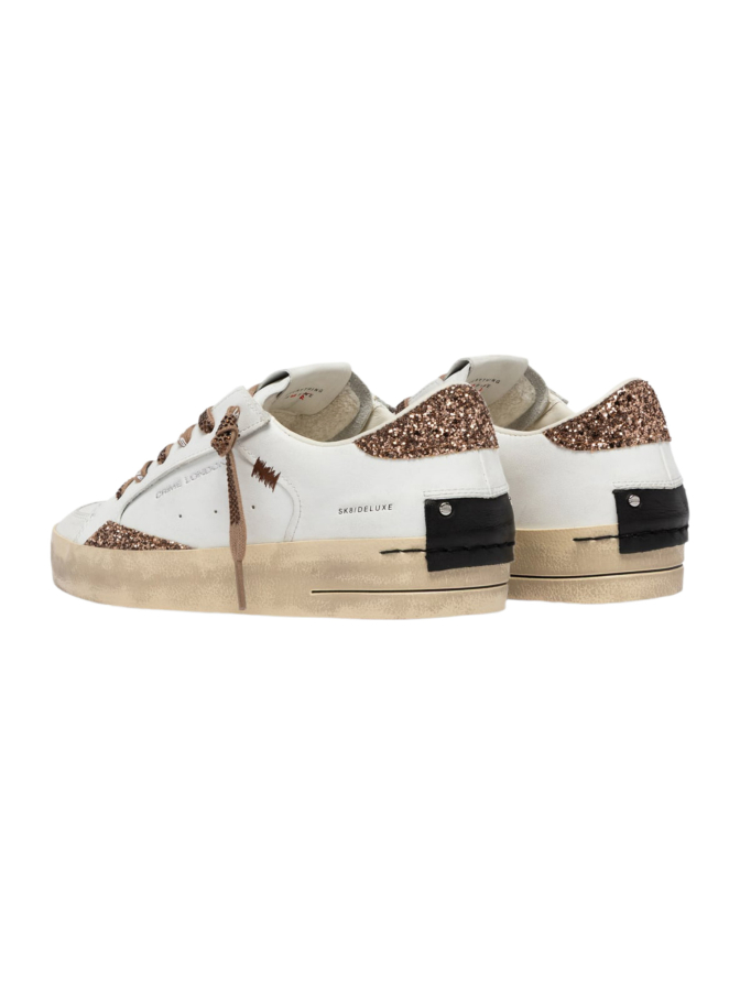 Crime London Sneaker SK8 DELUXE white bei Robert Ley