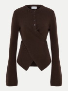 LeGer Studio by Lena Gercke Strickjacke in Wickel-Optik Joreen dunkelbraun bei Robert Ley