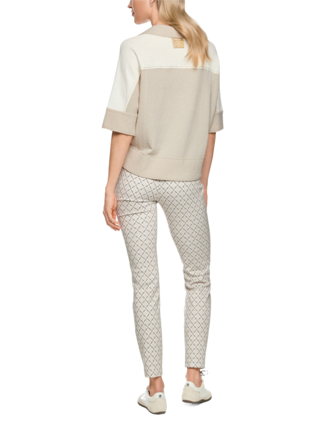 Marc Cain Zweifarbiger V-Pullover bei Robert Ley
