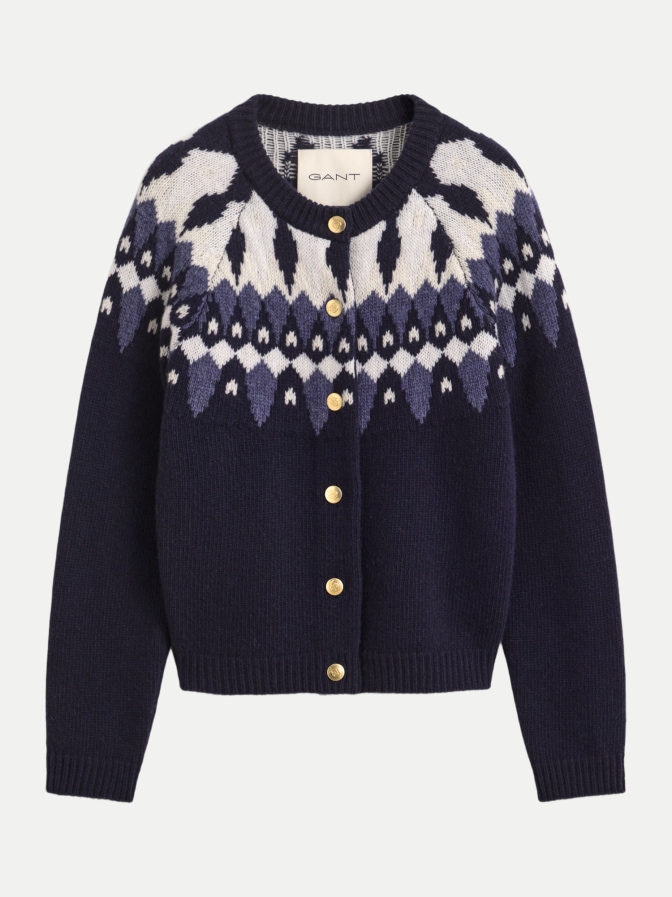 Gant Wolljacke Isle im Jacquardstrick bei Robert Ley