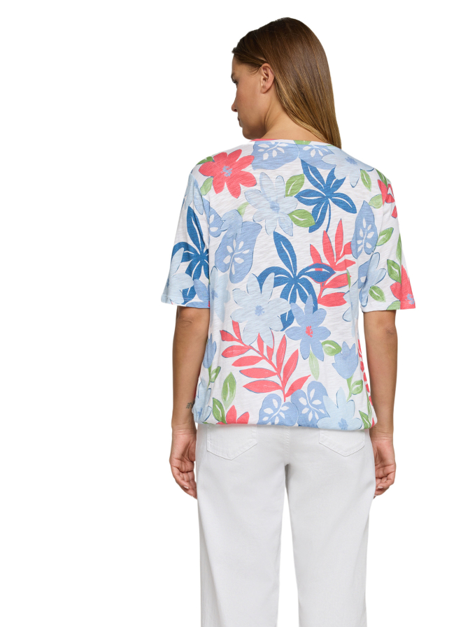 Rabe Moden T-Shirt mit floralem Allover- Print bei Robert Ley