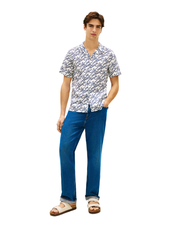 Tommy Hilfiger Kurzarm-Leinenhemd bei Robert Ley