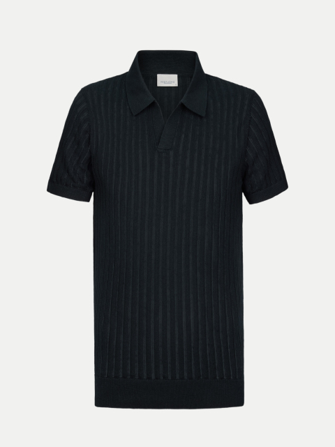PROFUOMO Poloshirt mit offenem Kragen bei Robert Ley