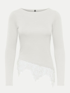 Only ONLLAILA Top mit Spitze 177922-Cloud Dancer bei Robert Ley