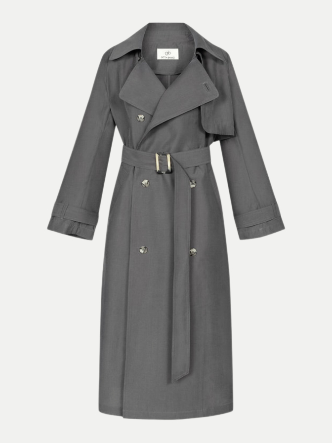 Gitta Banko Trenchcoat Sumi bei Robert Ley