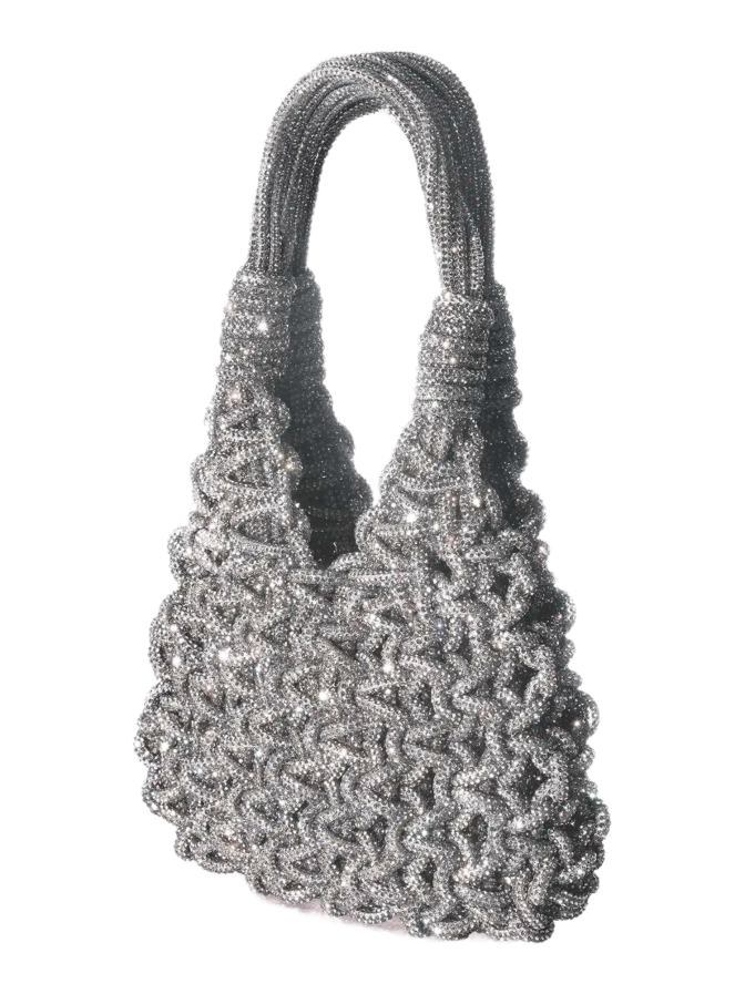 Hibourama Beuteltasche VANNIFIQUE MINI mit Kristallbesatz bei Robert Ley