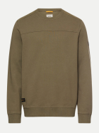 Camel Active Relaxed-Fit Sweatshirt mit Backprint Deep Olive-Deep Olive bei Robert Ley