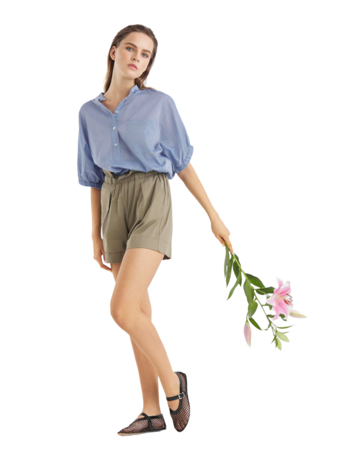 SoSue Oversized Cowboy-Button-Bluse bei Robert Ley