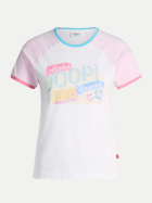 JOOP! JEANS T-Shirt Torbina im Retro-Design 692-Open Pink 692 bei Robert Ley
