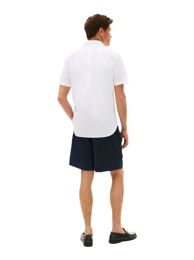 Tommy Hilfiger Kurzarm-Hemd in Seersucker-Qualität bei Robert Ley