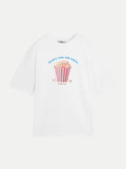 Fiorucci Relaxed-Fit T-Shirt Popcorn Print white-white bei Robert Ley