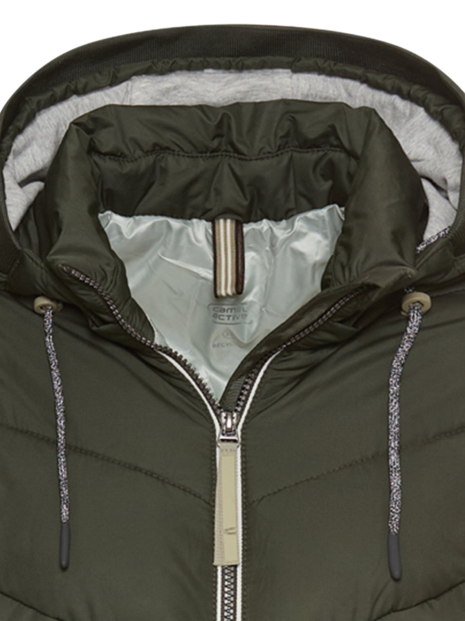 camel active Wattierte Jacke mit abnehmbarer Kapuze bei Robert Ley