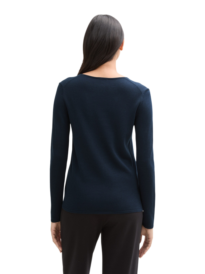 Tom Tailor Casual Pullover mit V-Ausschnitt bei Robert Ley